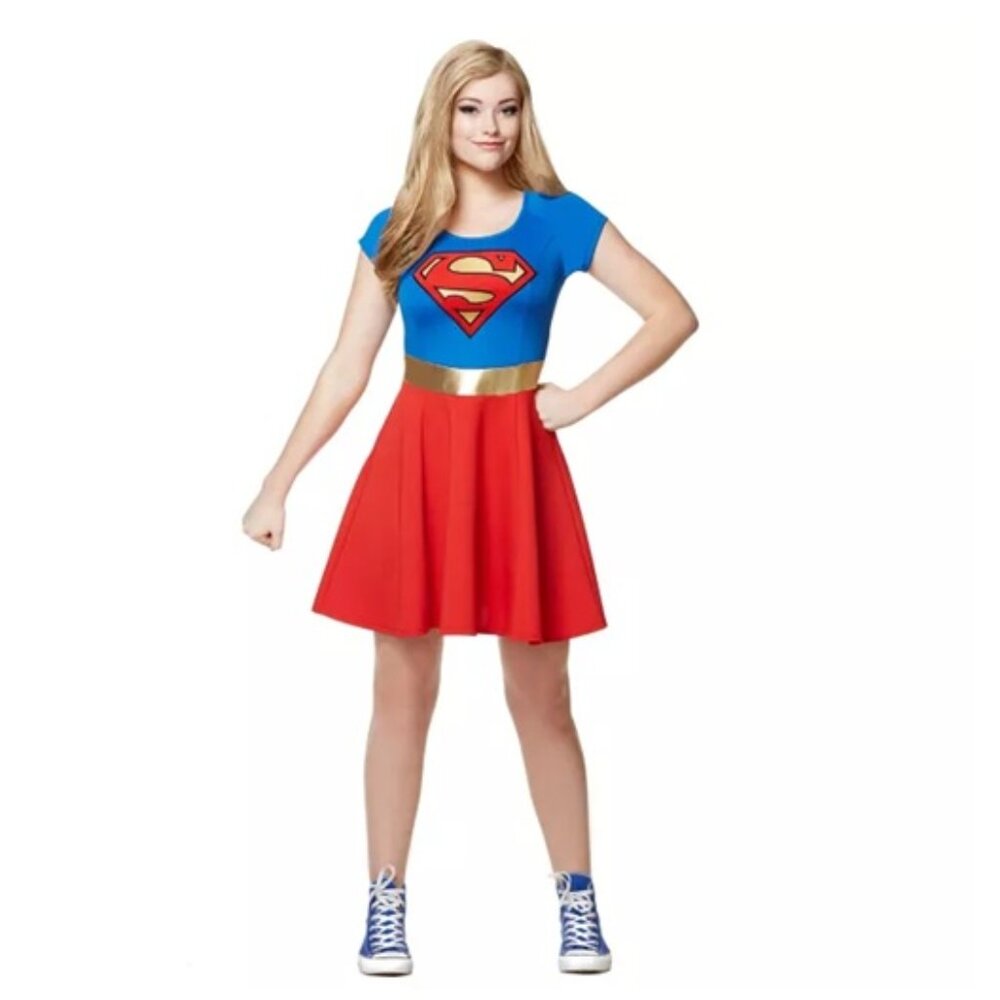 WARNER BROS Women's DC Supergirl Halloween Costume